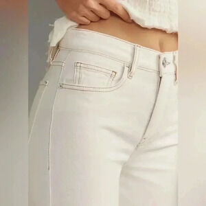Frame Denim Cream Flare & Wide Leg Jeans